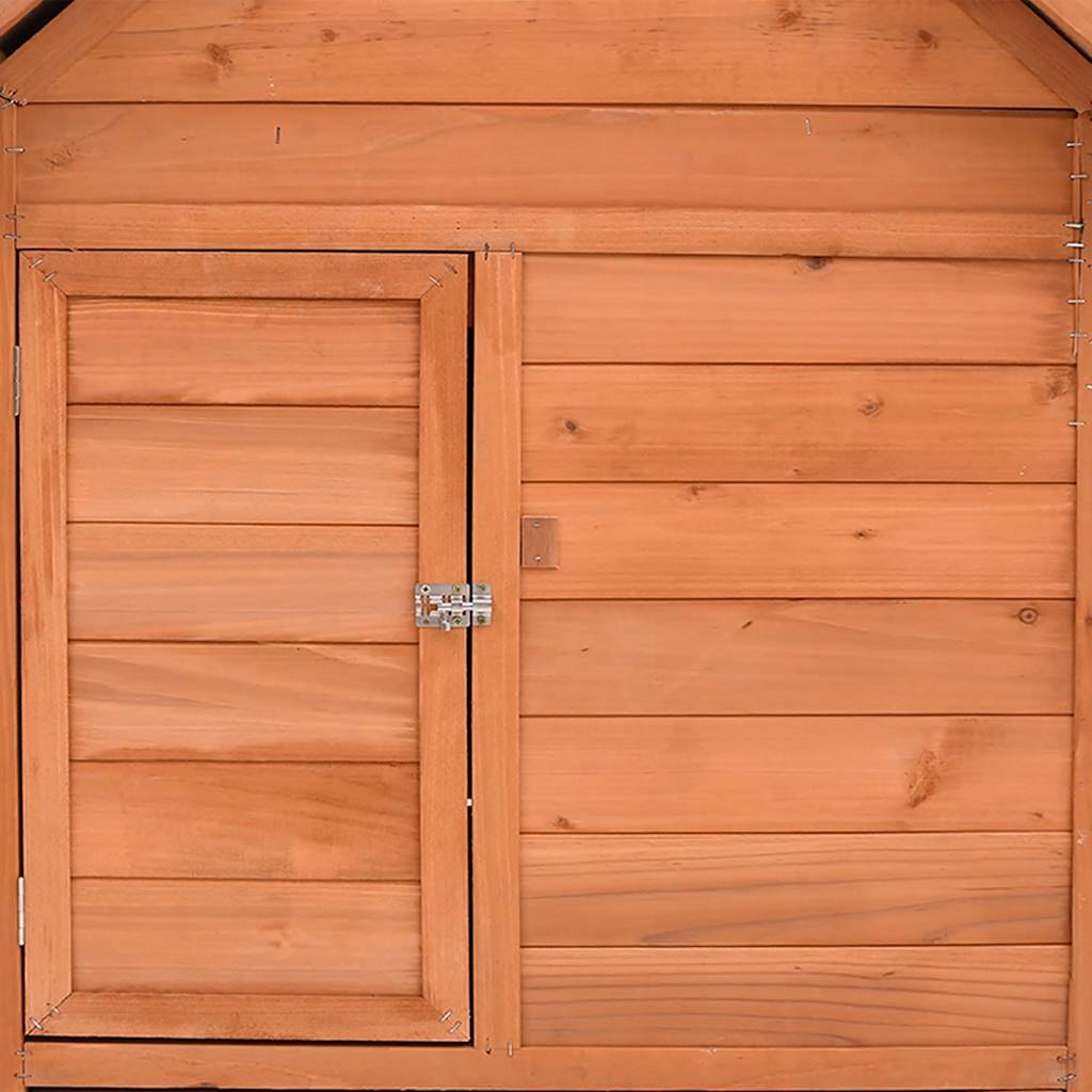 Hühnerstall 150X96X110 Cm Massivholz Tanne