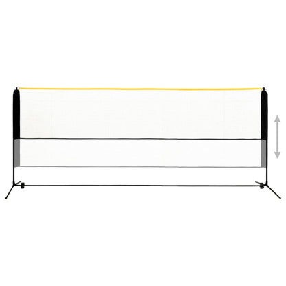 Badmintonnetz Verstellbar 400X103X94-158 Cm Metall