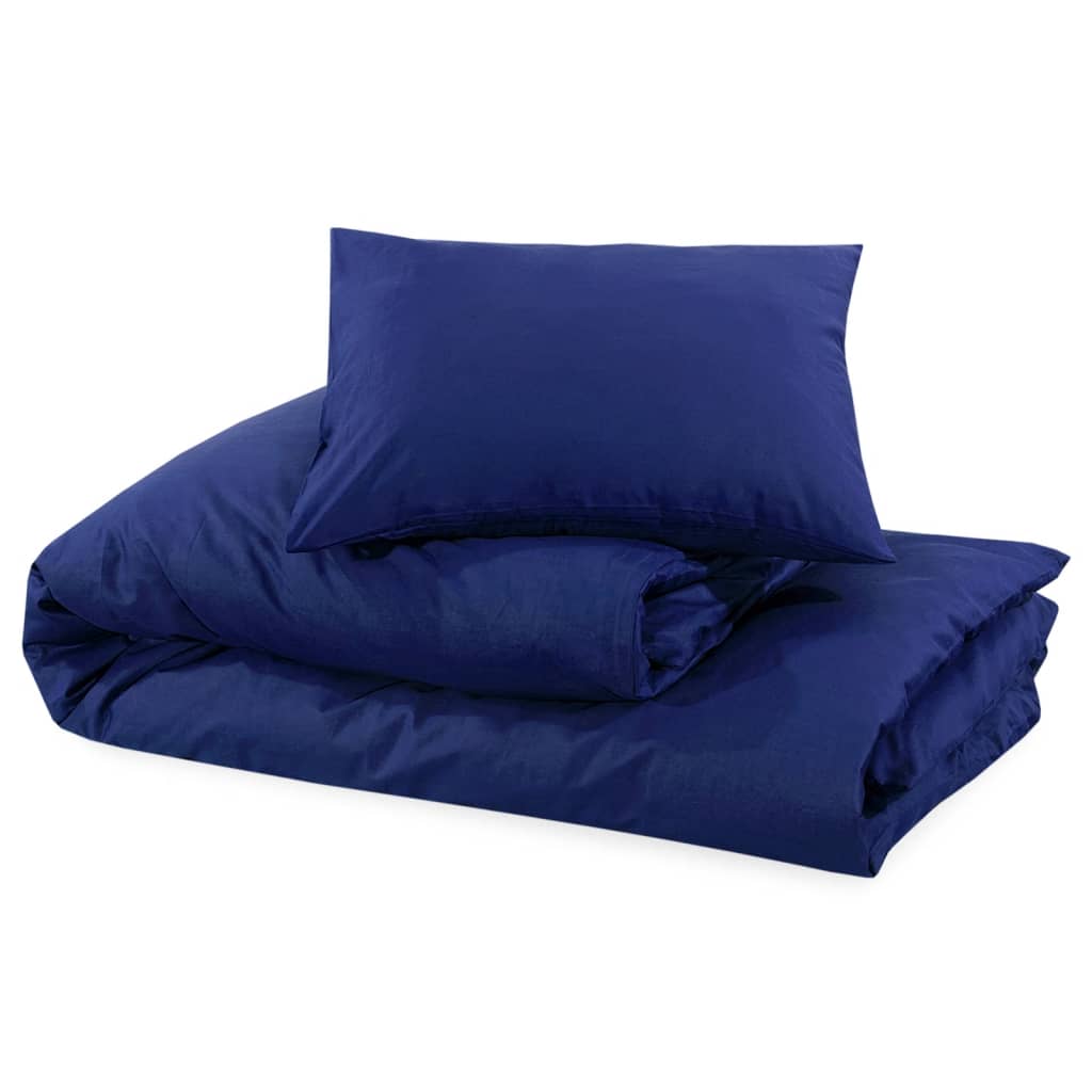 Bettwäsche-Set Marine 260X240 Cm Baumwolle Blau