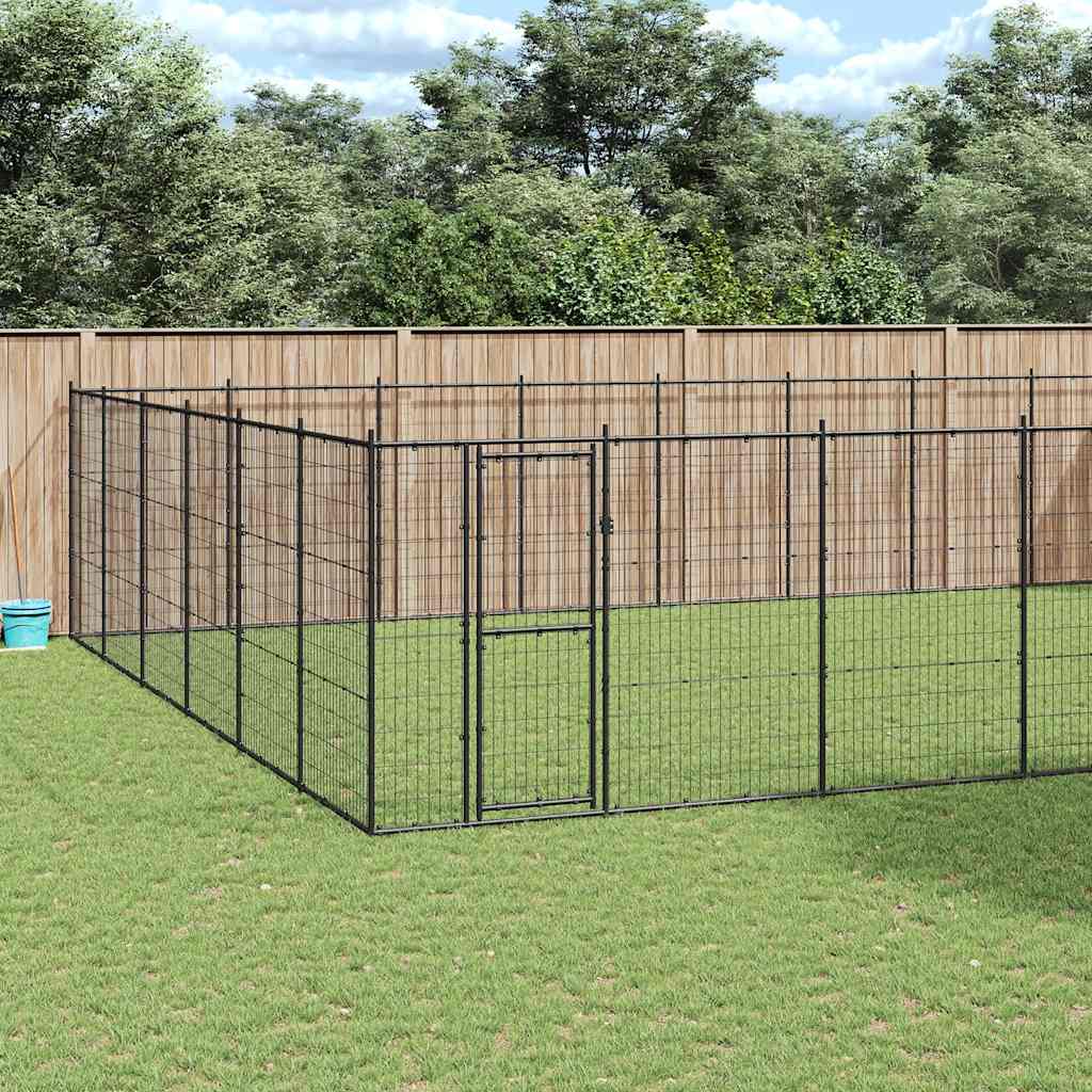 Outdoor-Hundezwinger Verzinkter Stahl 50,82 M²