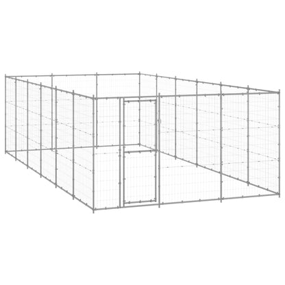 Outdoor-Hundezwinger Verzinkter Stahl 50,82 M²