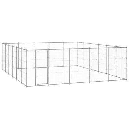 Outdoor-Hundezwinger Verzinkter Stahl 50,82 M²