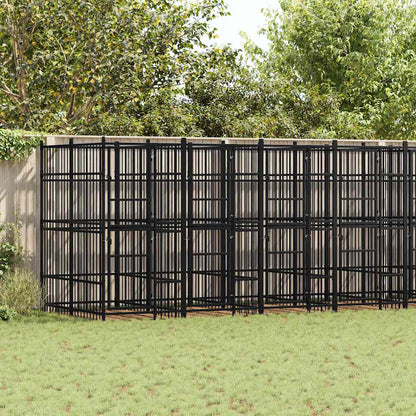 Outdoor-Hundezwinger Stahl 18,43 M²