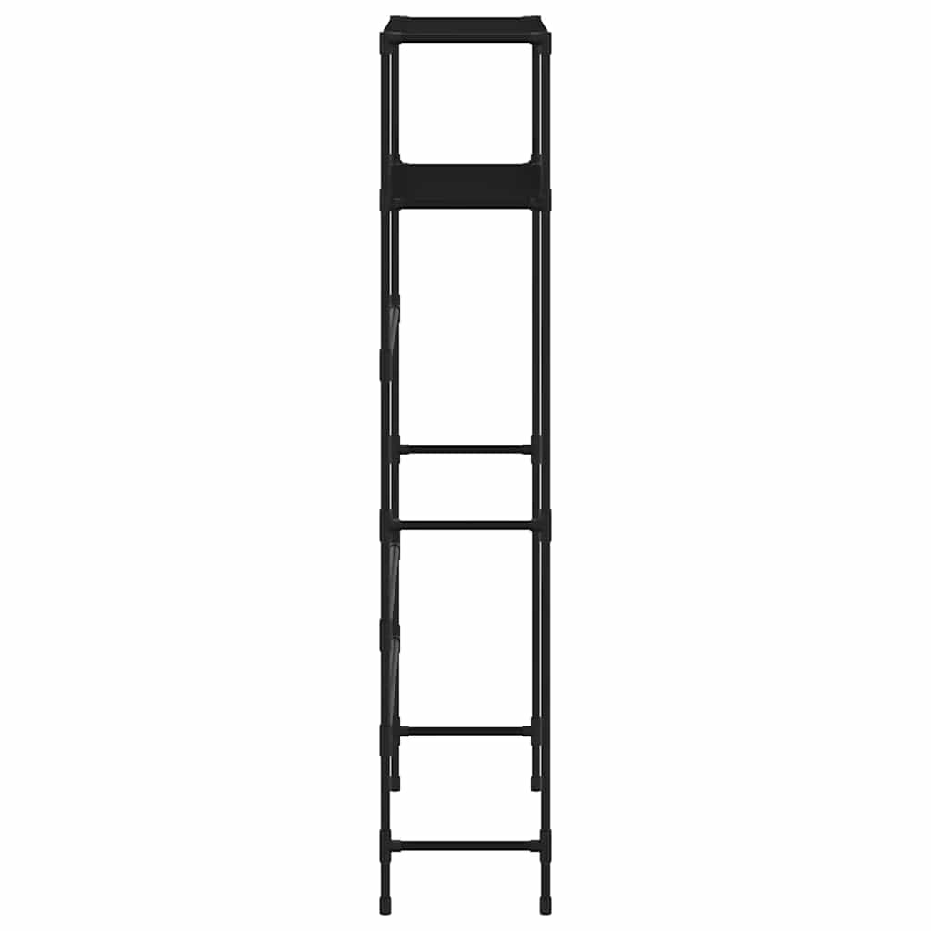 Waschmaschinenregal 2 Ablagen 69X28X143 Cm Eisen