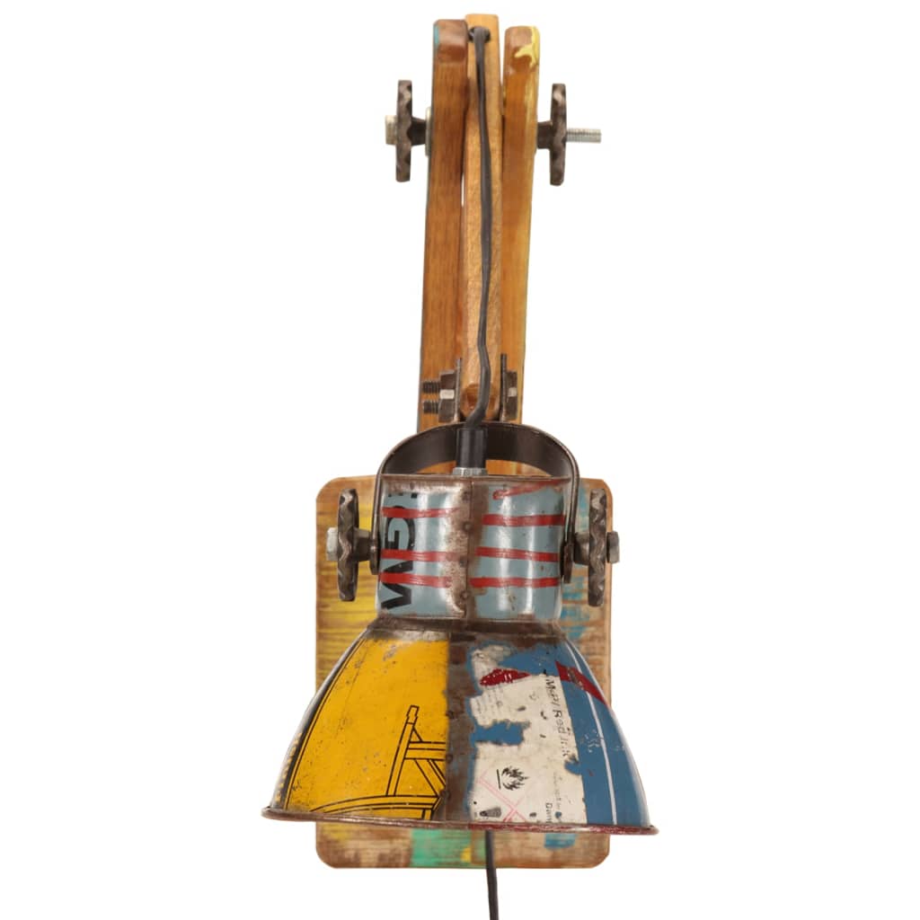 Industrie-Stil Rund E27 Mehrfarbig