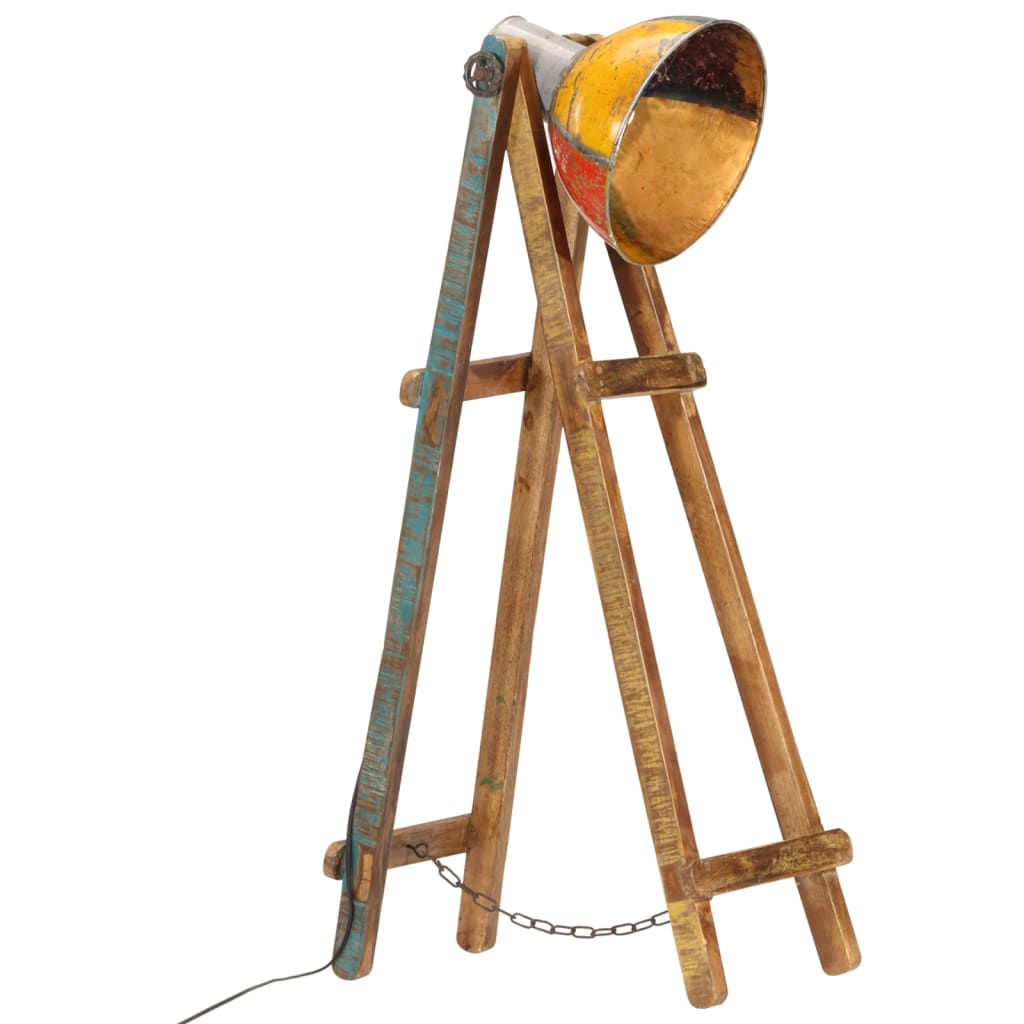 Stehlampe E27 Mango Massivholz