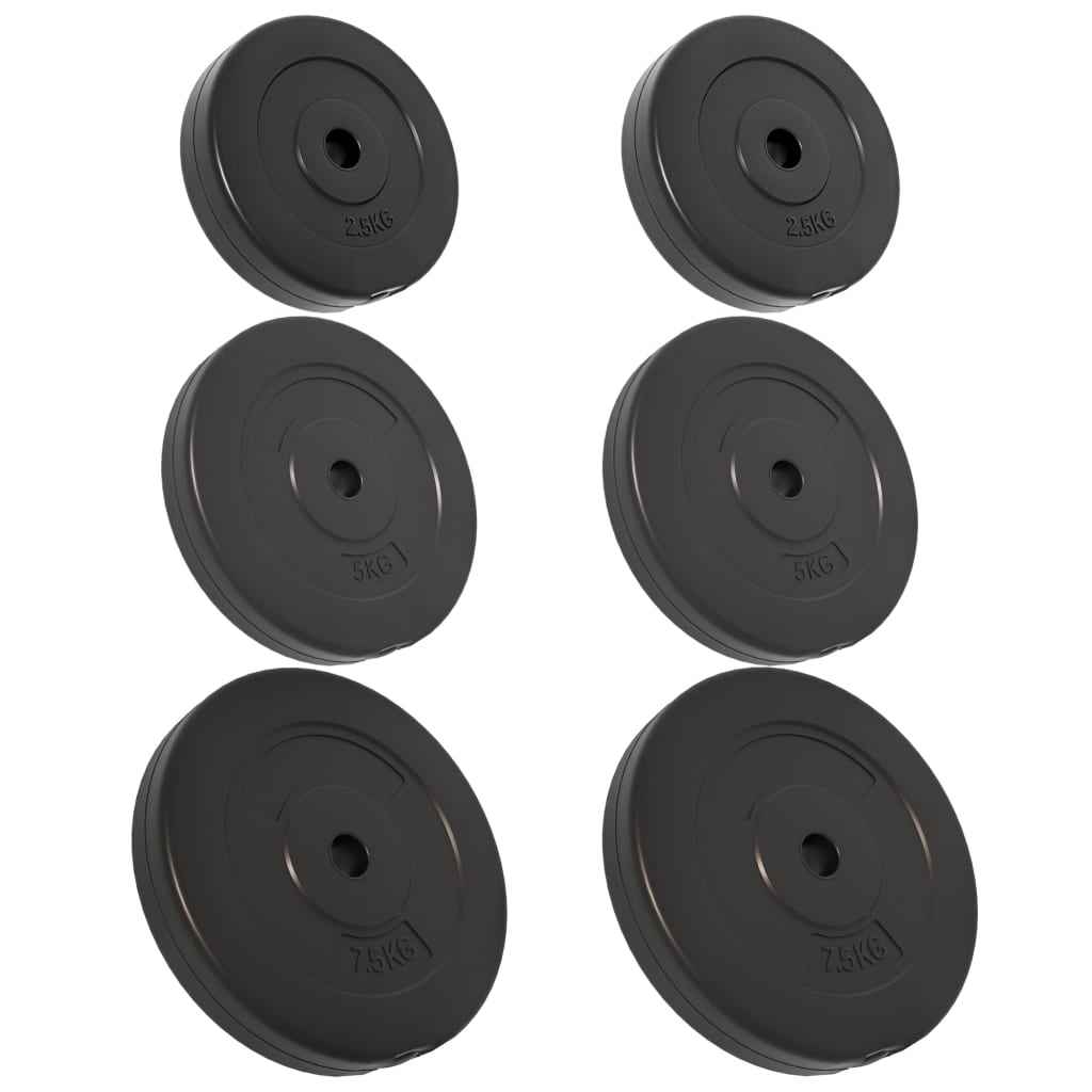 Hantelscheiben 6 Stk. 30 Kg Zement