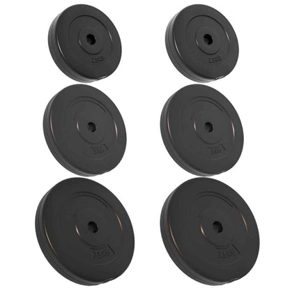 Hantelscheiben 6 Stk. 30 Kg Zement