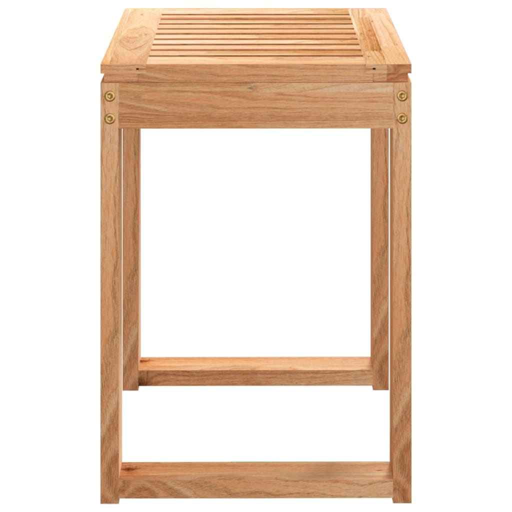 Badhocker 40X30X46 Cm Massivholz Nussbaum