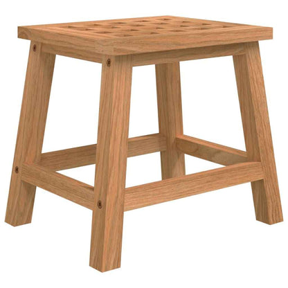 Tritthocker 29X22,5X25,5 Cm Massivholz Nussbaum