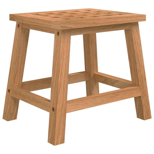 Tritthocker 29X22,5X25,5 Cm Massivholz Nussbaum