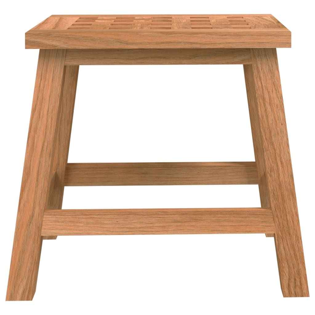Tritthocker 29X22,5X25,5 Cm Massivholz Nussbaum
