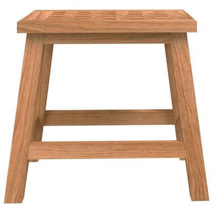 Tritthocker 29X22,5X25,5 Cm Massivholz Nussbaum