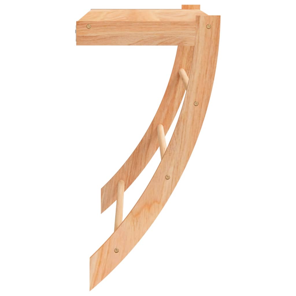 Handtuchhalter 60X25,5X49 Cm Massivholz Nussbaum
