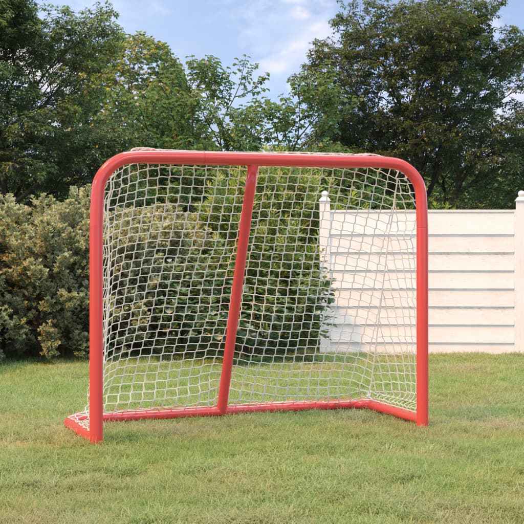 Hockey-Tor Rot Und Weiß Polyester