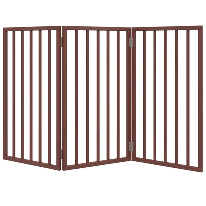3-Tlg. Hundetor Faltbar 150 Cm Pappelholz