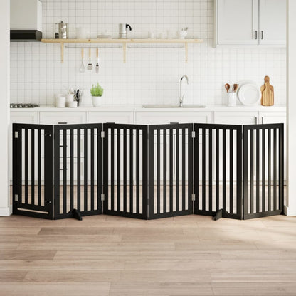 3-Tlg. Hundetor Faltbar 150 Cm Pappelholz