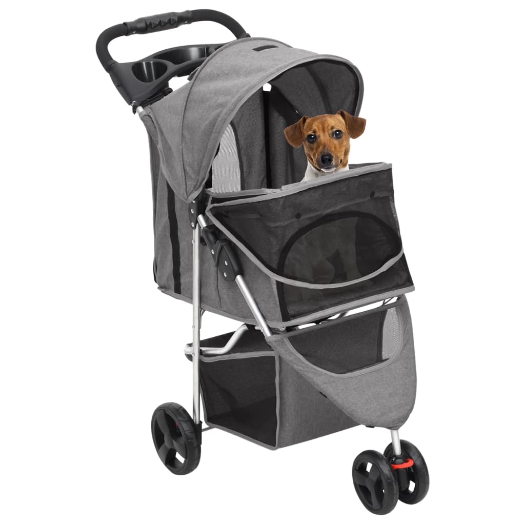 Hundewagen Faltbar 80X46X98 Cm Oxford-Gewebe
