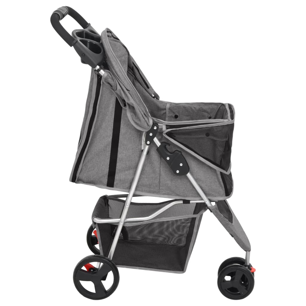 Hundewagen Faltbar 80X46X98 Cm Oxford-Gewebe