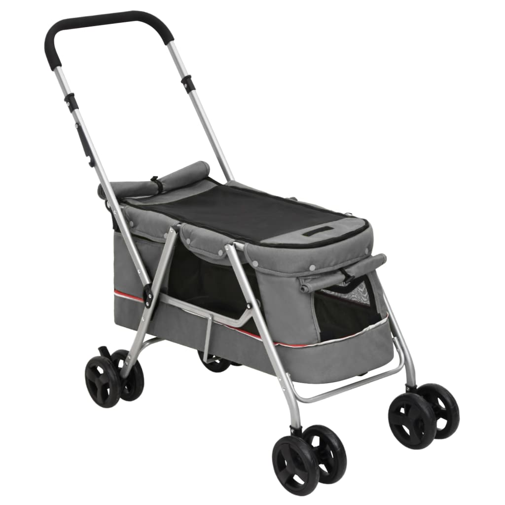 Hundewagen Faltbar 100X49X96 Cm Leinenstoff