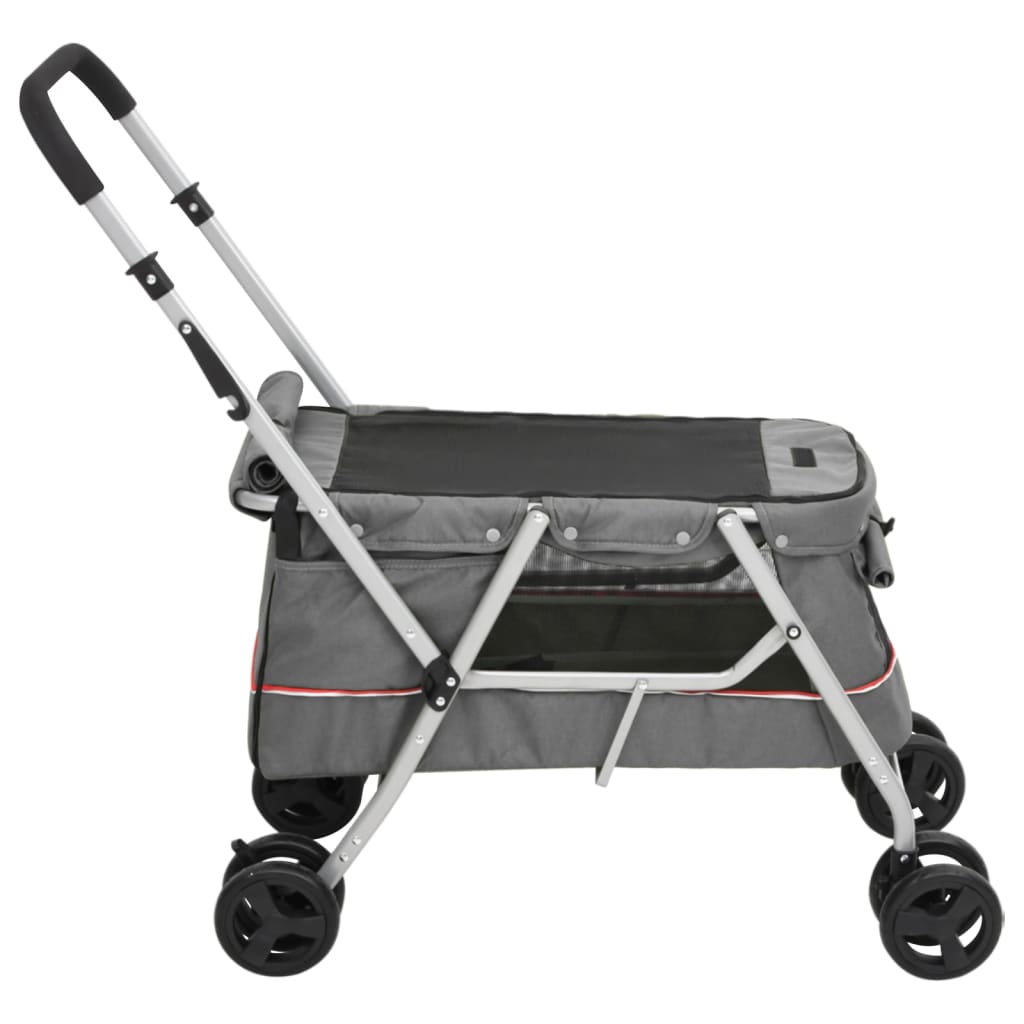 Hundewagen Faltbar 100X49X96 Cm Leinenstoff