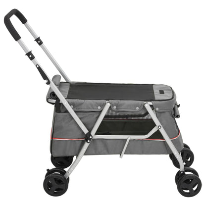 Hundewagen Faltbar 100X49X96 Cm Leinenstoff