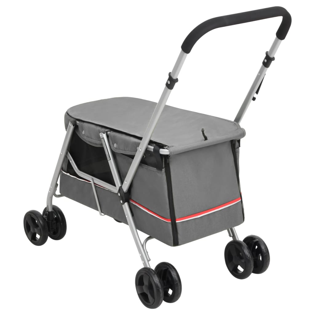 Hundewagen Faltbar 100X49X96 Cm Leinenstoff