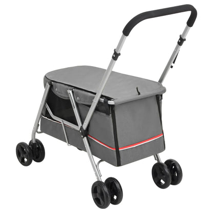Hundewagen Faltbar 100X49X96 Cm Leinenstoff