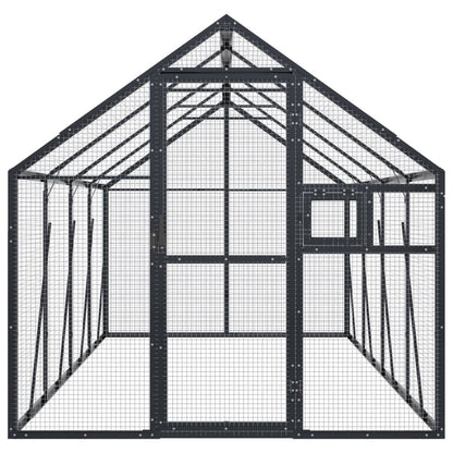 Voliere 1,79X4X1,85 M Aluminium