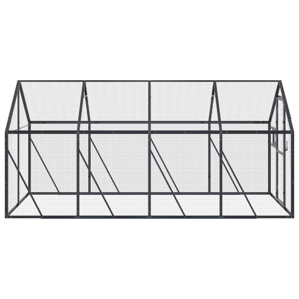 Voliere 1,79X4X1,85 M Aluminium
