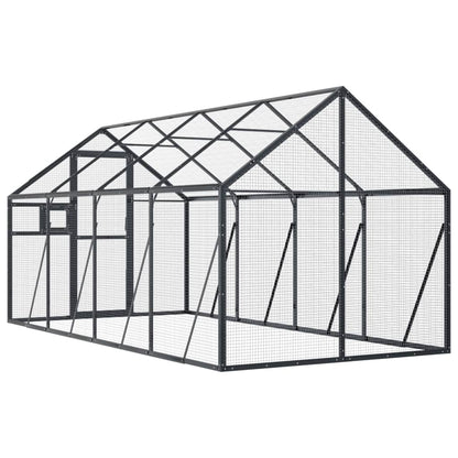 Voliere 1,79X4X1,85 M Aluminium