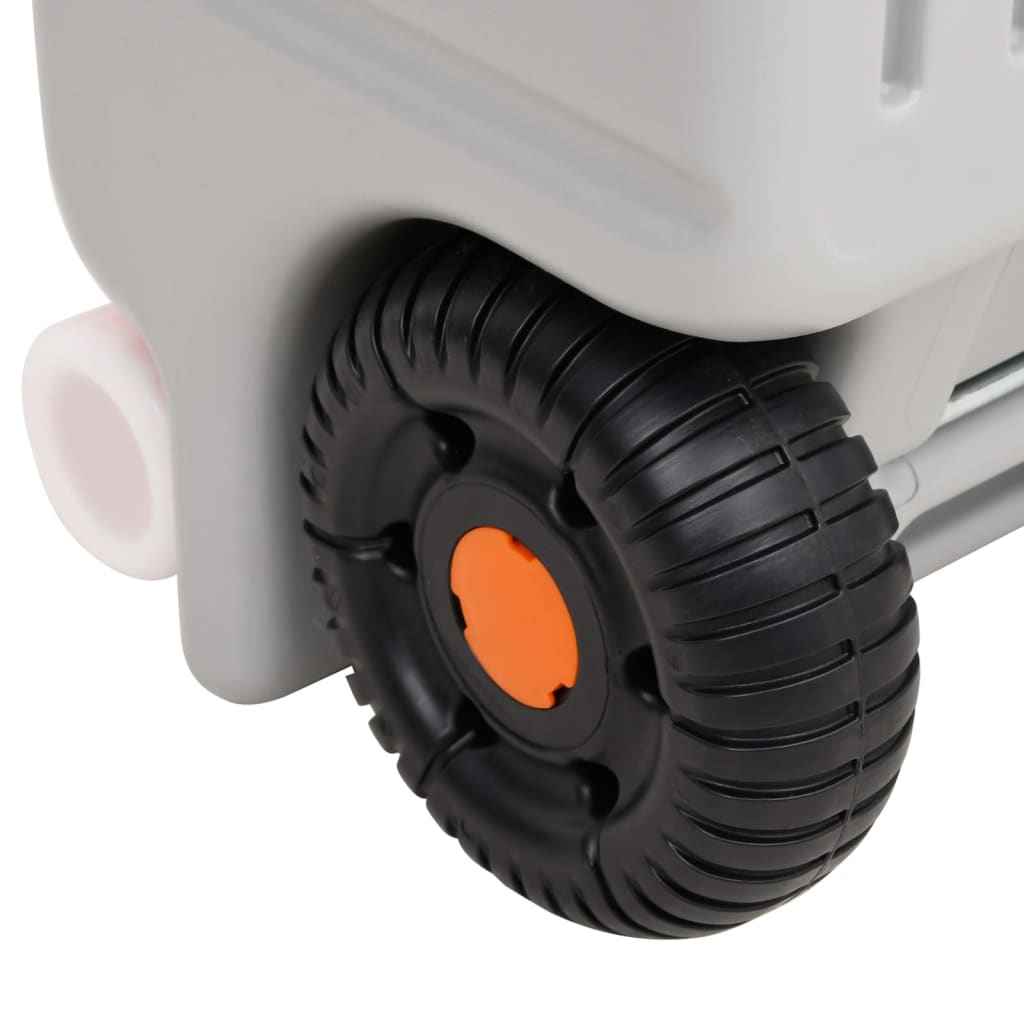 Camping-Wassertank Mit Rollen 75 L Grau