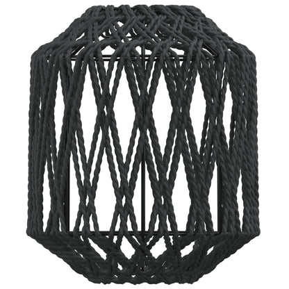 Lampenschirm Schwarz Ø23X28 Cm Eisen Und Papier