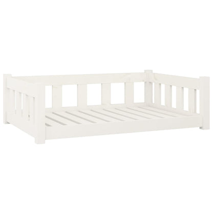 Hundebett 95,5X65,5X28 Cm Massivholz Kiefer