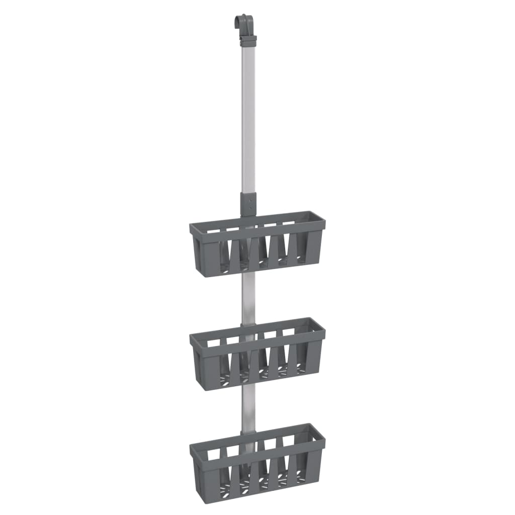 Duschregal Zum Hängen 30X15X(67-105) Cm Aluminium