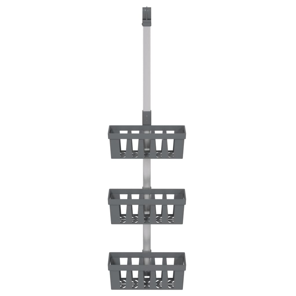 Duschregal Zum Hängen 30X15X(67-105) Cm Aluminium