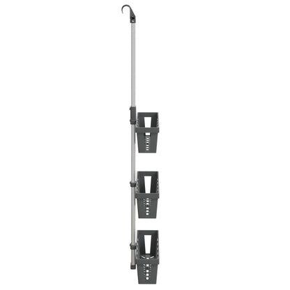 Duschregal Zum Hängen 30X15X(67-105) Cm Aluminium