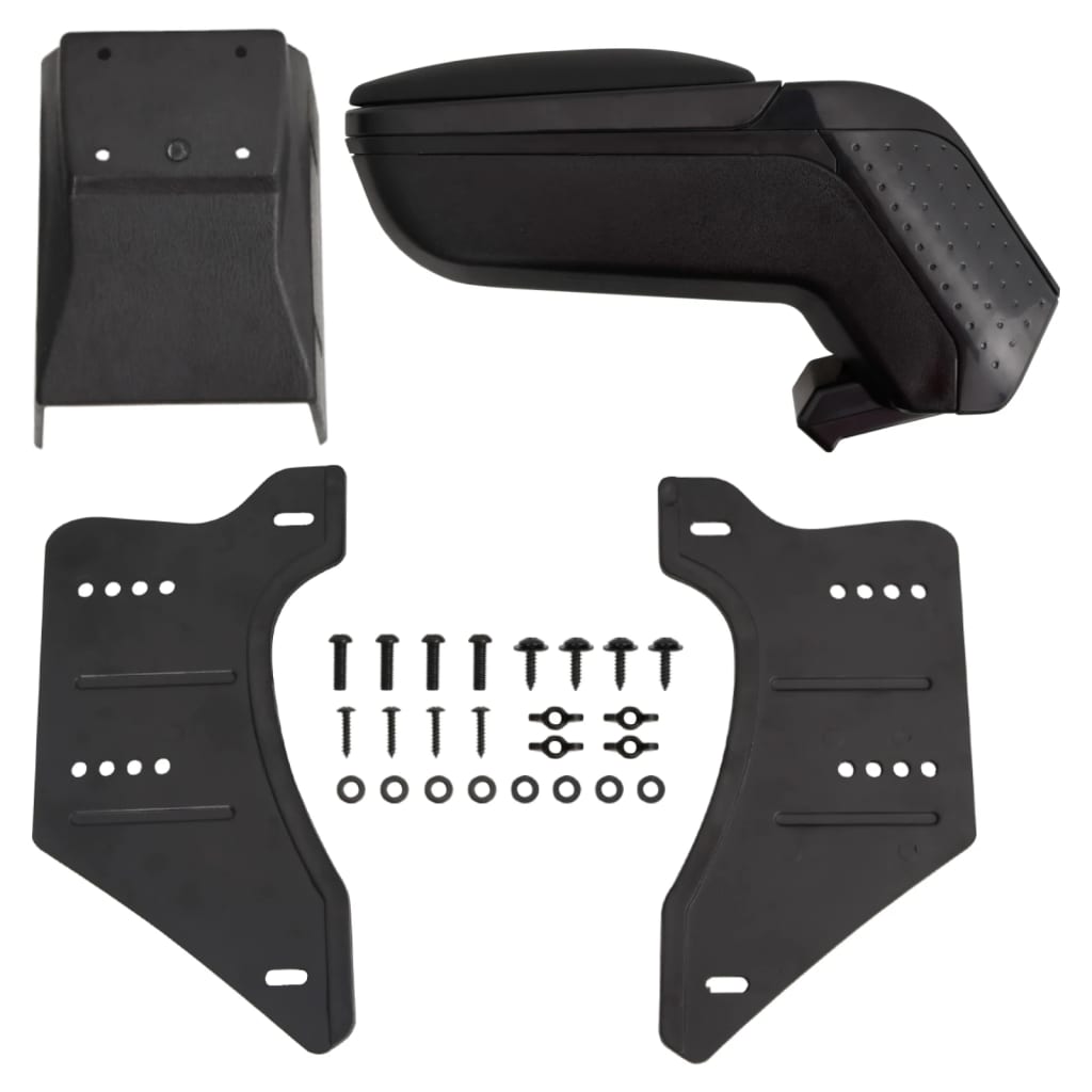 Auto-Armlehne Schwarz 17X32X(37-53) Cm Abs