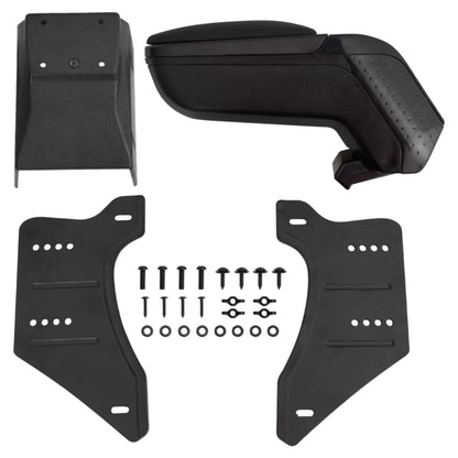 Auto-Armlehne Schwarz 17X32X(37-53) Cm Abs