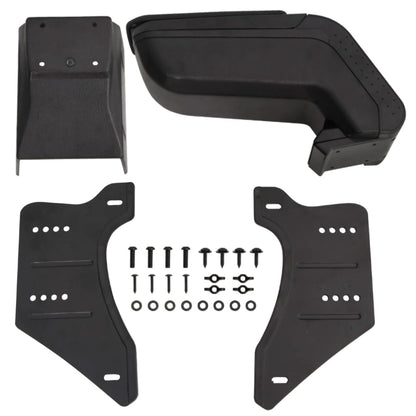 Auto-Armlehne Schwarz 17X32X(37-53) Cm Abs