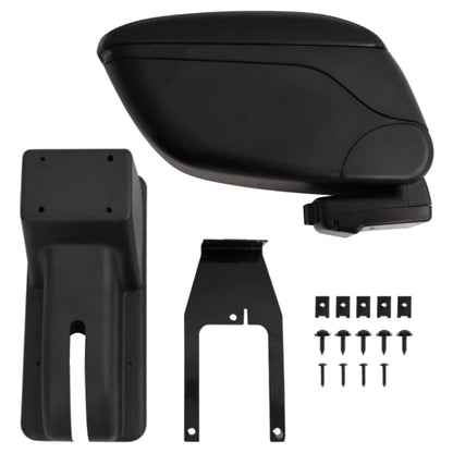 Auto-Armlehne Schwarz 17X32X(37-53) Cm Abs