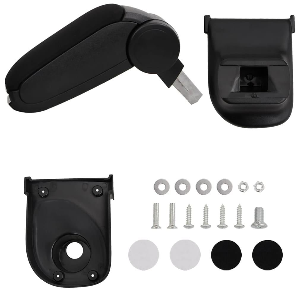 Auto-Armlehne Schwarz 17X32X(37-53) Cm Abs
