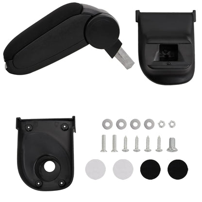 Auto-Armlehne Schwarz 17X32X(37-53) Cm Abs