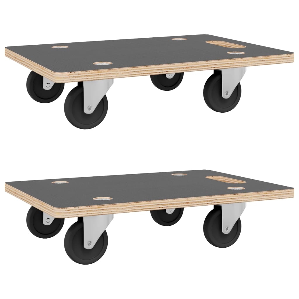 Transportroller 2 Stk. Rechteckig 50X35X11,5 Cm 250 Kg