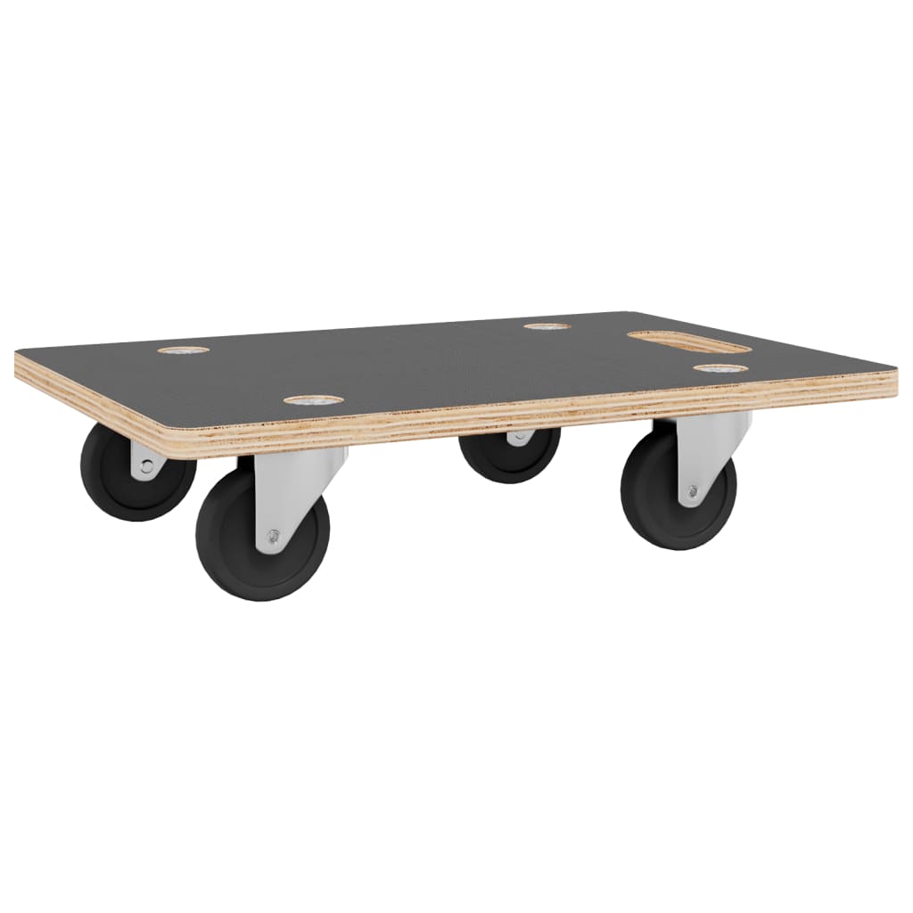 Transportroller 2 Stk. Rechteckig 80X55X11,5 Cm 250 Kg