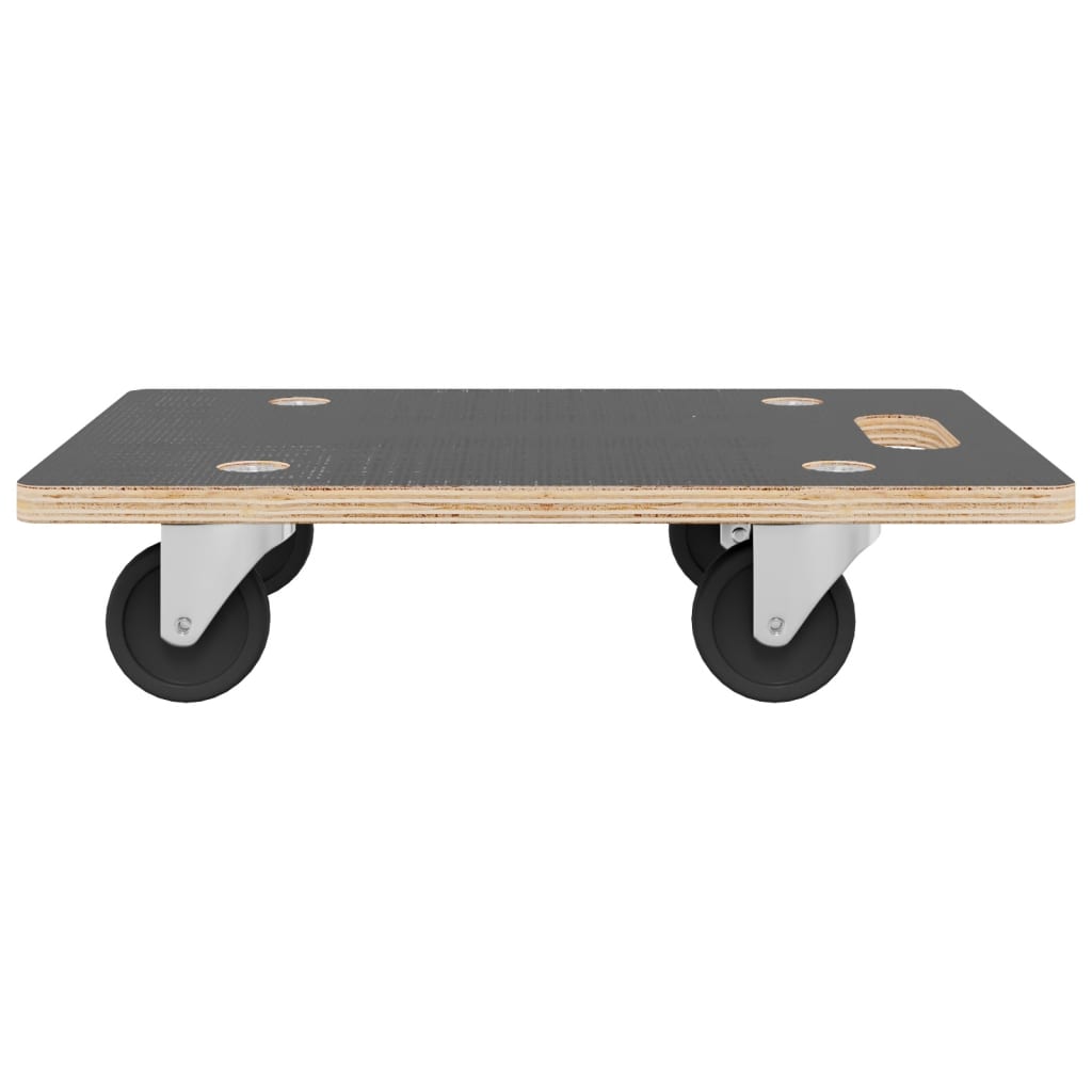 Transportroller 2 Stk. Rechteckig 80X55X11,5 Cm 250 Kg