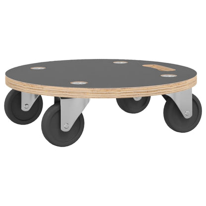 Transportroller 2 Stk. Rund Ø38X11,5 Cm 250 Kg