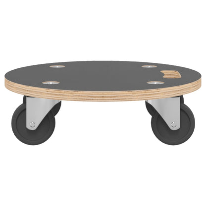 Transportroller 2 Stk. Rund Ø38X11,5 Cm 250 Kg