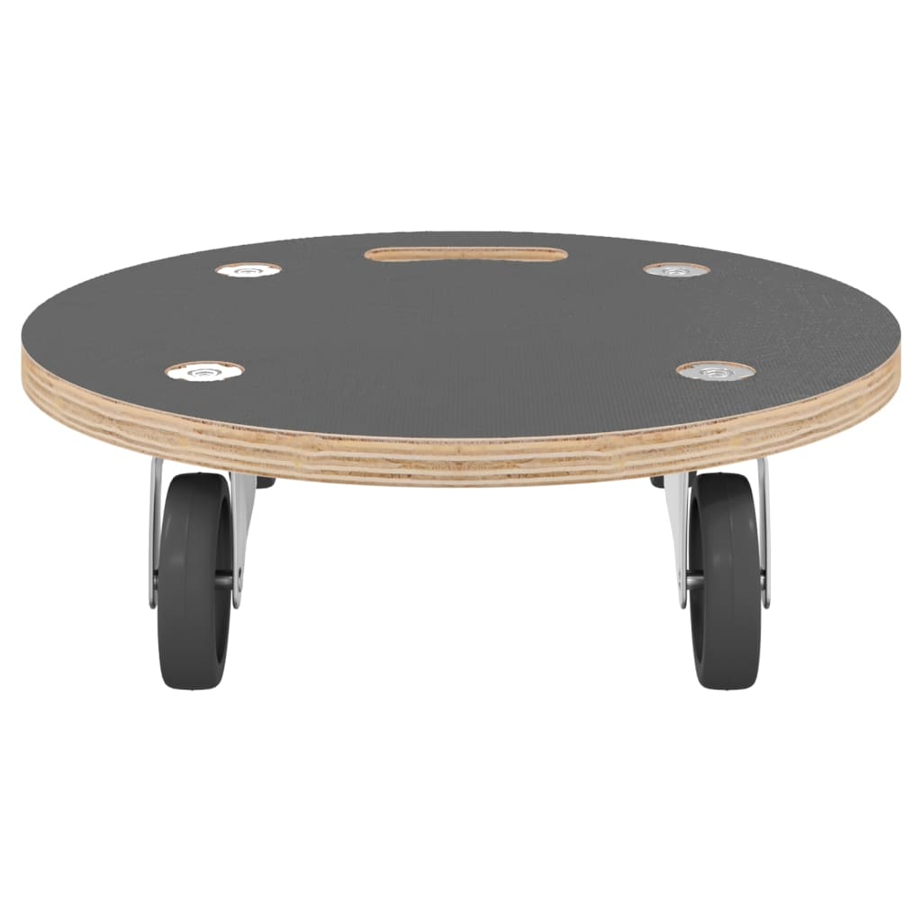 Transportroller 2 Stk. Rund Ø38X11,5 Cm 250 Kg