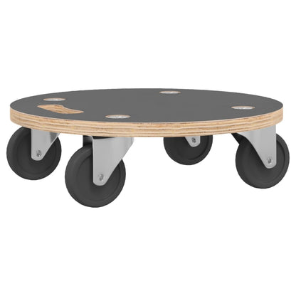 Transportroller 2 Stk. Rund Ø38X11,5 Cm 250 Kg